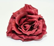 Ekskluzywna Główka Róży–Głębokie Bordo – Premium DIY