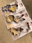 Zestaw foremek wielkanocnych metalowe wykrawacze zenker