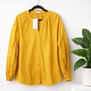 Re.draft musztardowy bluzka koszula rozm 40 cena sklepowa 70 euro