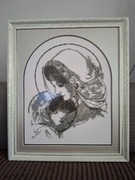 Obraz z koralików rękodzieło 