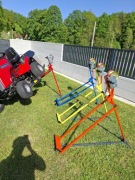 Podnośnik serwisowy, do mycia kosiarki quada traktorka 