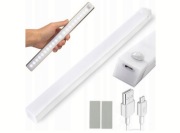 LAMPKA POD SZAFKĘ KUCHENNĄ LED CZUJNIK RUCHU PIR 20cm USB AKUMULATOR CIEPŁA