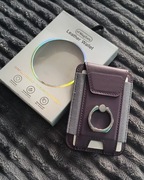 Magnetyczne etui na telefon szczupły skórzany portfel iPhone 15/14/13/12