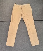 ELEGANCKIE SPODNIE H&M | BEŻOWY OLD MONEY | SLIM FIT | rozm 32