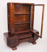 PIĘKNA SERWANTKA ART DECO LATA 30STE, POLSKA, ORZECHOWA