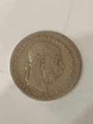 Austro-Wegry 1 korona 1899r. Franciszek Jozef I srebro 5g.835 