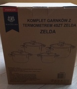 Nowy Zestaw garnków Zelda z termometrem 