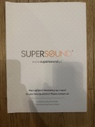 Teczka reklamowa Supersound, A4, papierowa, do kolekcji