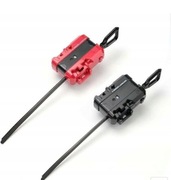  WYRZUTNIA DO BĄCZKÓW BAYBLADE  ZABAWKA DLA DZIECI 2 SZT CZARNA I CZERWONA 