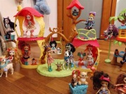 Zestaw Enchantimals lalki domki dodatki