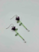 Kolczyki | Stalowe kolczyki tulipany