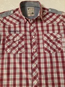 Koszula z krótkim rękawem w krątkę , wygodna.