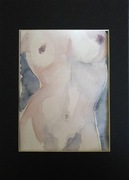 Obraz akwarela A5 - "AKT"