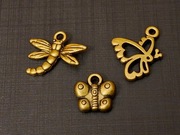 Wisiorki zawieszki 3szt do naszyjników bransoletek + OPAKOWANIE na PREZENT