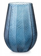 Szklany wazon Dekoracyjny Granatowy 18.5x25.5