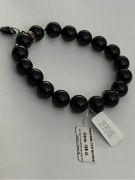 OXMO bransoletka kamień onyks 10 mm