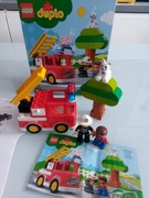 Lego Duplo 2+ 10901 Wóz strażacki Kompletne Jak NOWE Efekty dźwiękowe 