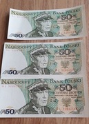 Polska 50 Złotych 1988 seriaGL