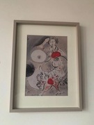 Druk artystyczny w ramie – motyw abstrakcyjny