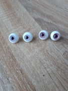 OCZY SZKLANE dla lalki BJD 14mm 3 KOLORY wybór