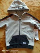 Bluza z kapturem, chłopiec, r. 80, rozpinana 