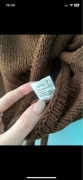 Sweter wiazany rozmiar S/M brazowy EMC