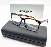 GIVENCHY__okulary zerówki / oprawki męskie / brązowe szylkret Paris