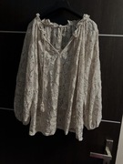 Bluzka Livans koronka beżowa oversize Uniwersalny