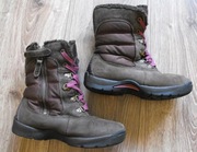 Buty TIMBERLAND 32/33/34 21.5cm Waterproof Skóra* zimowe wysokie ocieplane
