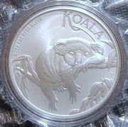 Srebrna moneta Koala 2022 1 uncja srebra Ag 999,9