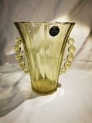 Wazon Art Deco, Luxval, belgijskie szkło, 1930r