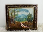 Obraz dekoracyjny – malarstwo olejne na podłożu