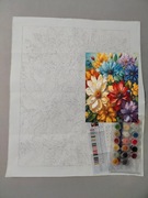 Malowanie po numerach 40x50 kwiaty