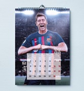 Kalendarz ścienny 2026 A3 – PIŁKARZE Piłkarski, świetny na prezent!