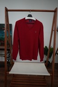 Czerwony sweter Gant rozmiar M wełna 100%