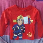 Strażak sam  bluzka na 104 cm 