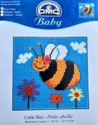 Haft krzyżykowy zestaw DMC baby Pszczółka 