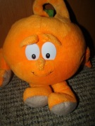 pluszowa mandarynka i grzybek 