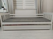 łóżko dla dziecka białe w bardzo dobrym stanie