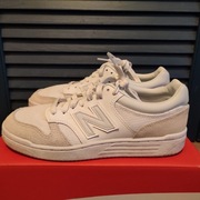 Oryginalne sneakersy NEW BALANCE niskie - white/blue roz. 40.5