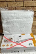 Elektryczna mata grzewcza na łóżko, biały koc 150x80cm Medisana HU 665