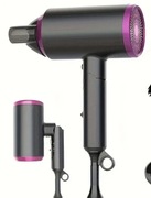 5 w 1 Profesjonalna bardzo mocna suszarka skladana z grzebieniem masujacym