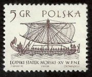 1965_Fi 1413**-Statki żaglowe-odm. ZĄBKOWANIA