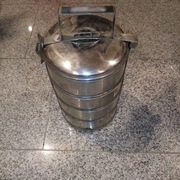 Menażka 4-POZIOMOWA piętrowa termiczna termos przenoszenia żywności obiadów