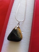 Wisior Topaz srebro 925 cechowane.