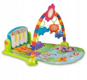 MATA EDUKACYJNA DLA NIEMOWLĄT DUŻA INTERAKTYWNA GRAJĄCA MIĘKKA Z PIANINKIEM