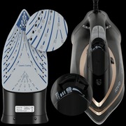 Zelazko parewe ręczne że stopka ceramiczna