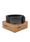 Pitbull pas skórzany czarny 