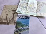 węgierskie klimaty: mapa Węgier i Budapest / Budapeszt, z folderami, gratis