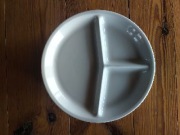 8 szt Talerze podzielone do Fondue / Raclette 